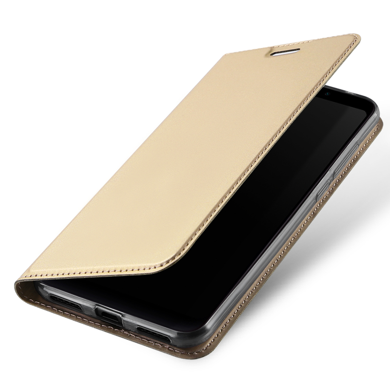 Husa Xiaomi Redmi Note 5 Dux Ducis Flip Stand Book - Auriu