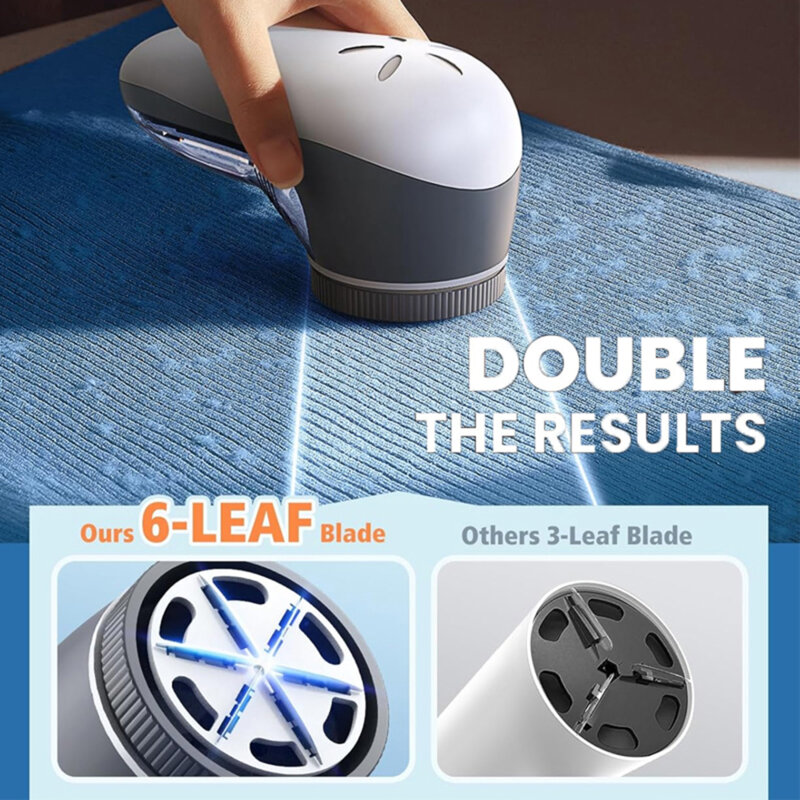 Aparat de curatat scame electric Techsuit Flufix ACS1, gri