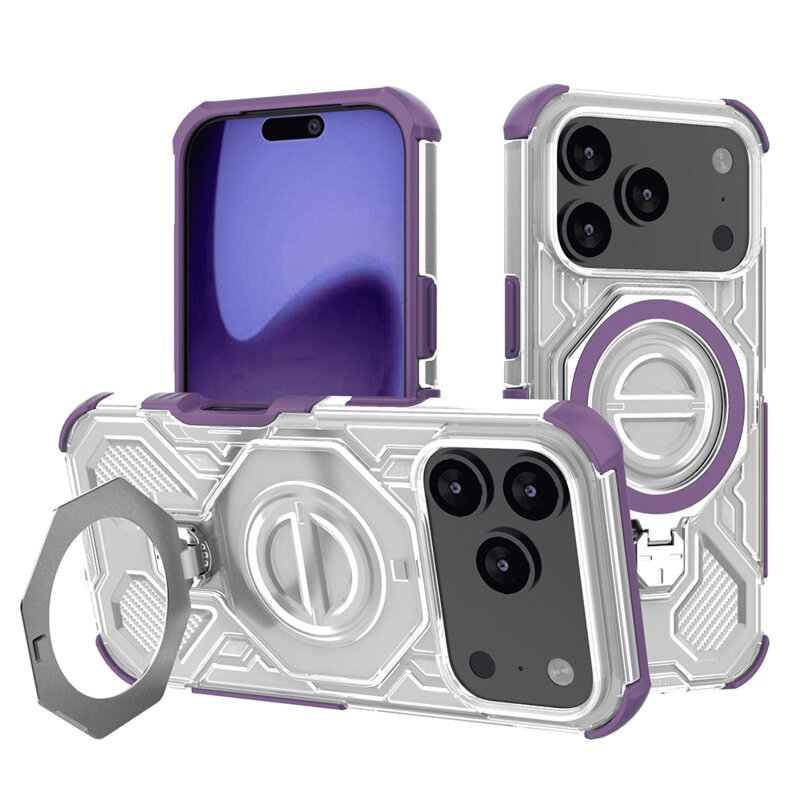 Husa iPhone 17 Pro Techsuit Carbon Shield PRO, mov