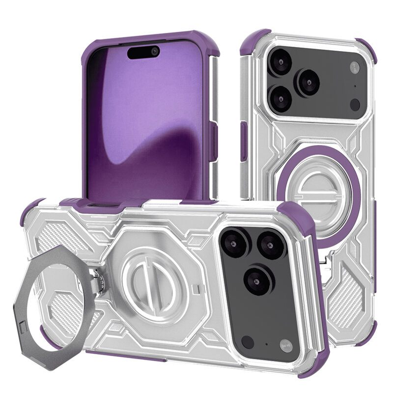 Husa iPhone 17 Pro Max Techsuit Carbon Shield PRO, mov