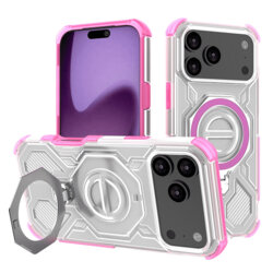 Husa iPhone 17 Pro Max Techsuit Carbon Shield PRO, roz