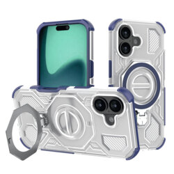 Husa iPhone 17 Techsuit Carbon Shield PRO, albastru