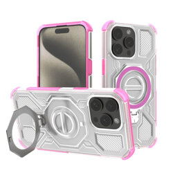 Husa iPhone 15 Pro Techsuit Carbon Shield PRO, roz