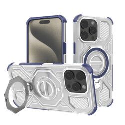Husa iPhone 15 Pro Techsuit Carbon Shield PRO, albastru