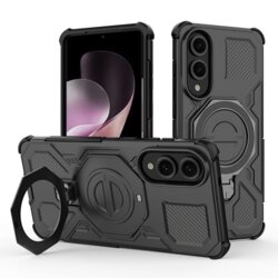 Husa Samsung Galaxy S25 Edge Techsuit Carbon Shield PRO, negru