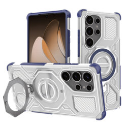 Husa Samsung Galaxy S25 Ultra Techsuit Carbon Shield PRO, albastru