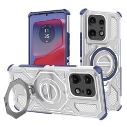 Husa Motorola Edge 50 Pro Techsuit Carbon Shield PRO, albastru