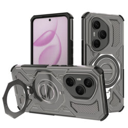 Husa Honor 400 Pro Techsuit Carbon Shield PRO, fumuriu