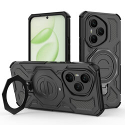 Husa Honor 400 Pro Techsuit Carbon Shield PRO, negru