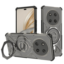 Husa Honor X9c Techsuit Carbon Shield PRO, fumuriu