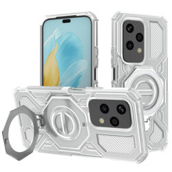 Husa Honor 200 Lite Techsuit Carbon Shield PRO, alb