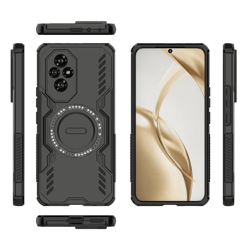 Husa Honor 200 Techsuit ArmorMag Case, negru