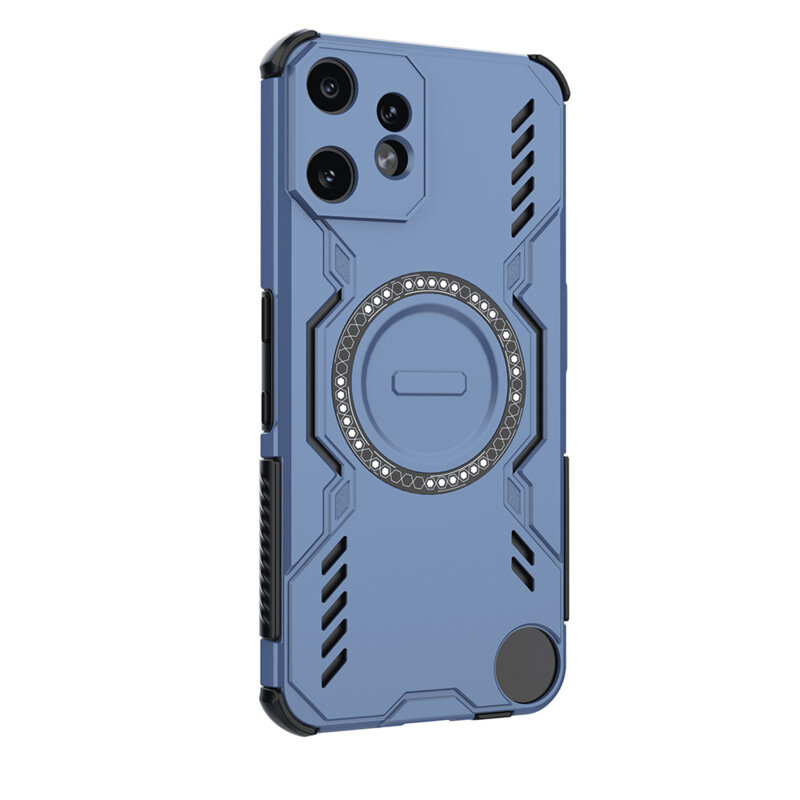 Husa Nothing CMF Phone 2 Pro Techsuit ArmorMag Case, albastru