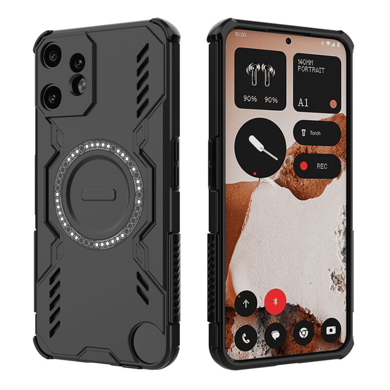 Husa Nothing CMF Phone 2 Pro Techsuit ArmorMag Case, negru