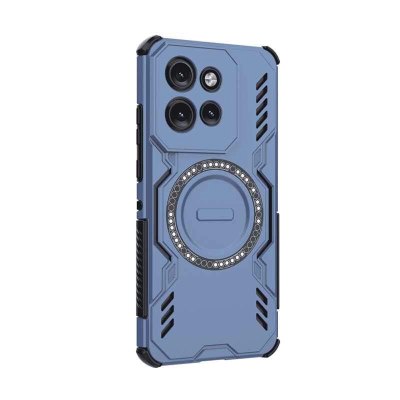 Husa Motorola Edge 50 Neo Techsuit ArmorMag Case, albastru