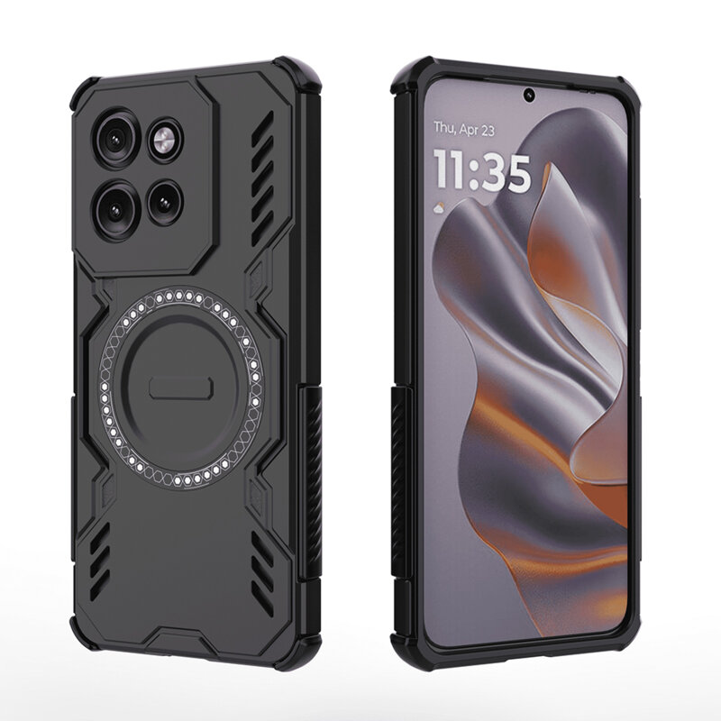 Husa Motorola Edge 50 Neo Techsuit ArmorMag Case, negru