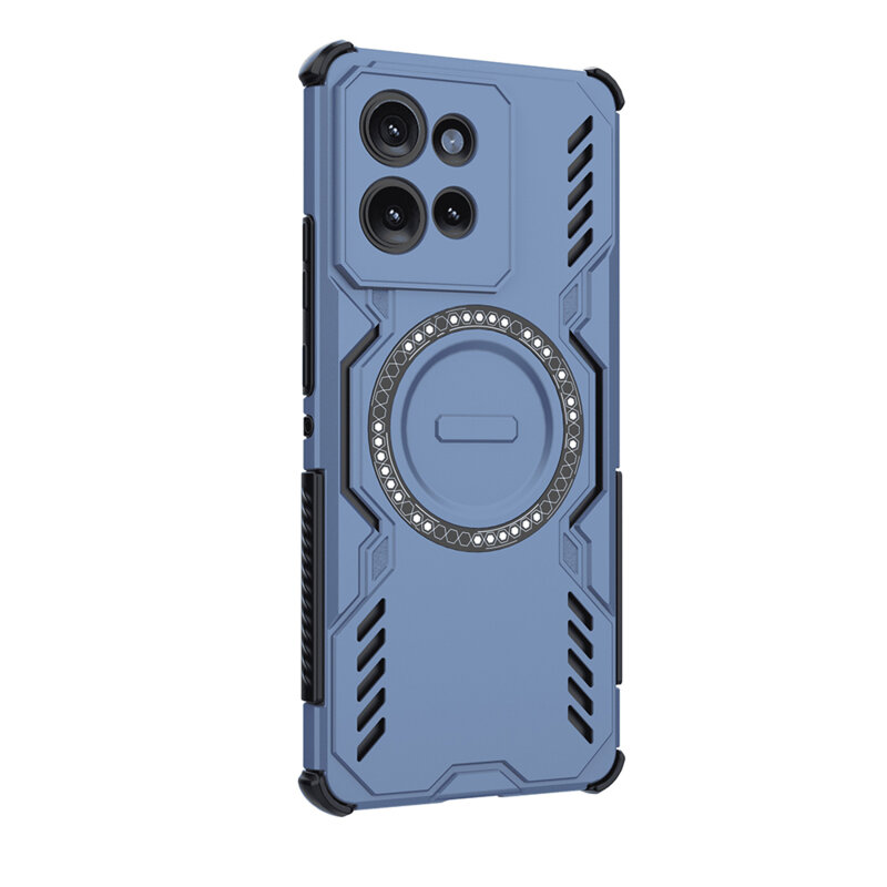 Husa Motorola Edge 50 Techsuit ArmorMag Case, albastru