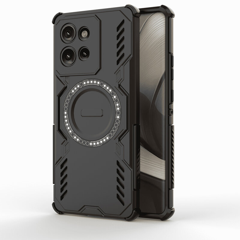 Husa Motorola Edge 50 Techsuit ArmorMag Case, negru