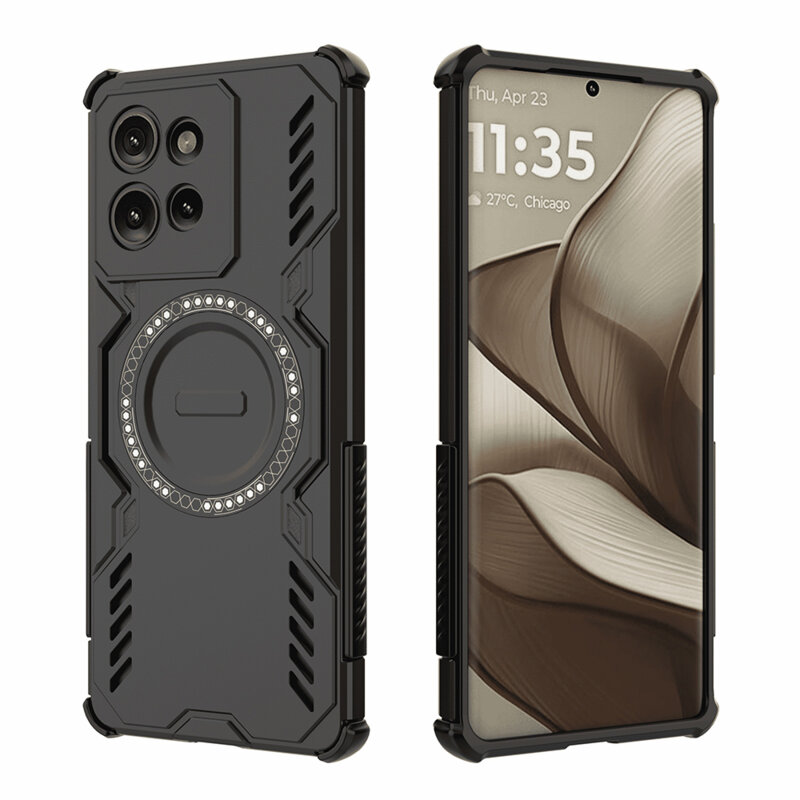 Husa Motorola Edge 50 Techsuit ArmorMag Case, negru