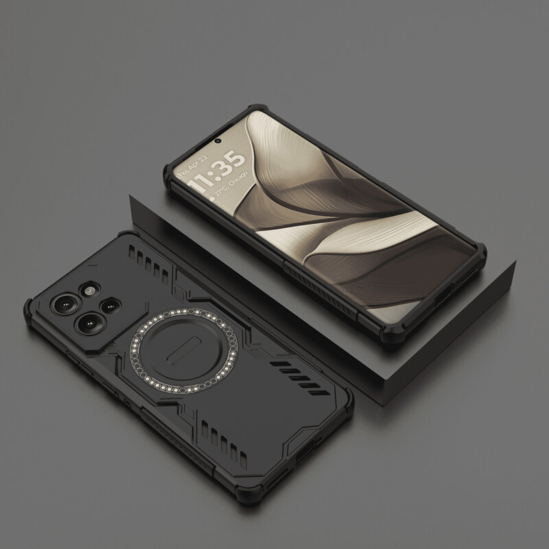 Husa Motorola Edge 50 Techsuit ArmorMag Case, negru