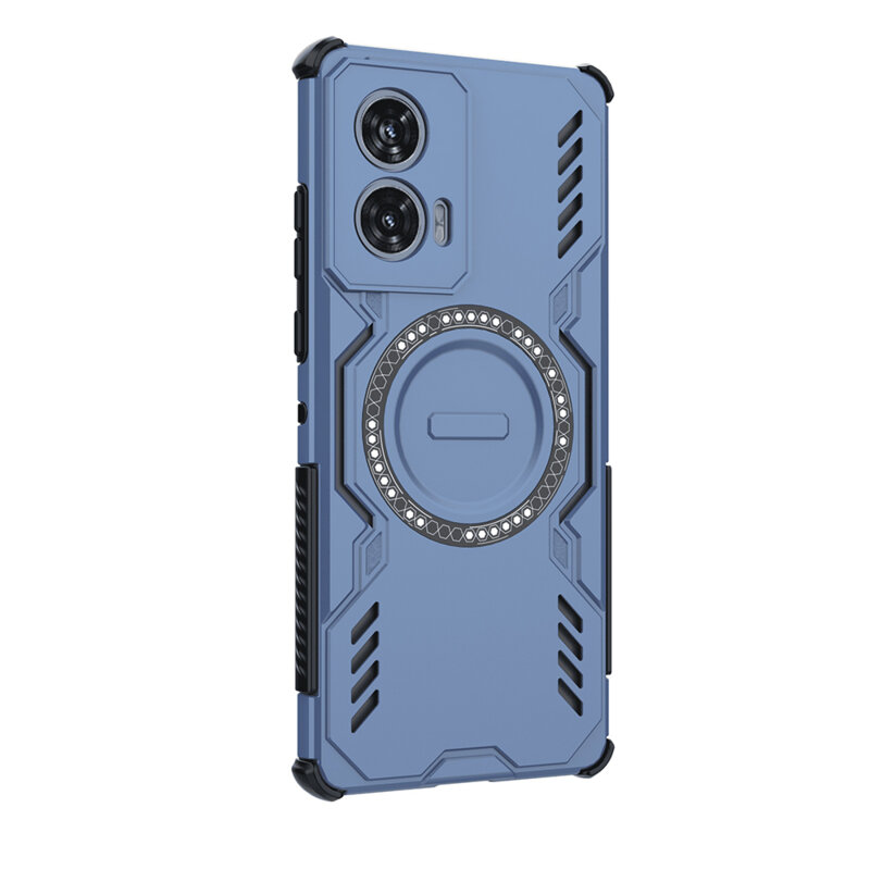 Husa Motorola Edge 50 Fusion Techsuit ArmorMag Case, albastru