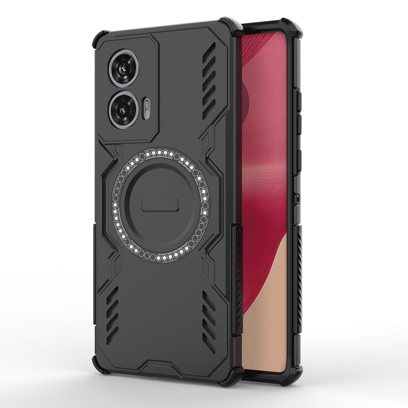 Husa Motorola Edge 50 Fusion Techsuit ArmorMag Case, negru