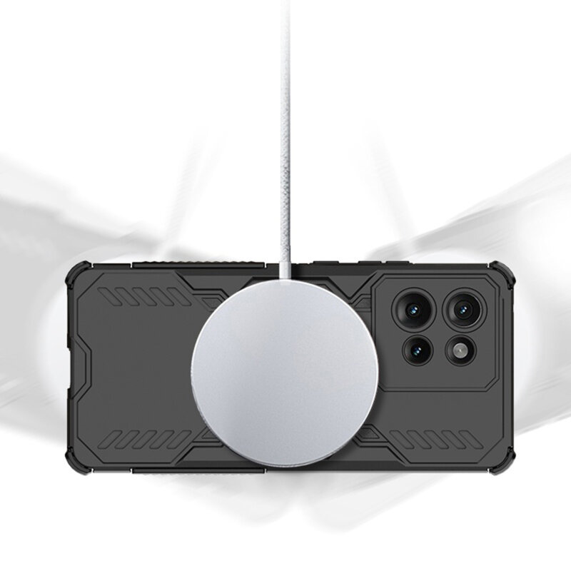 Husa Motorola Edge 50 Fusion Techsuit ArmorMag Case, negru