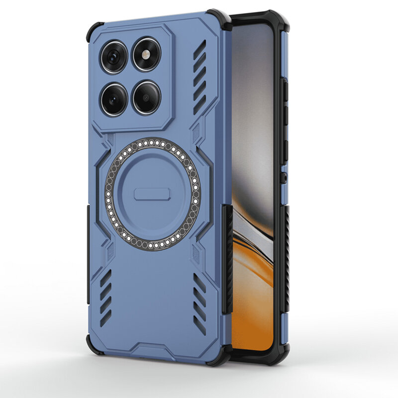 Husa Motorola Edge 60 Fusion Techsuit ArmorMag Case, albastru