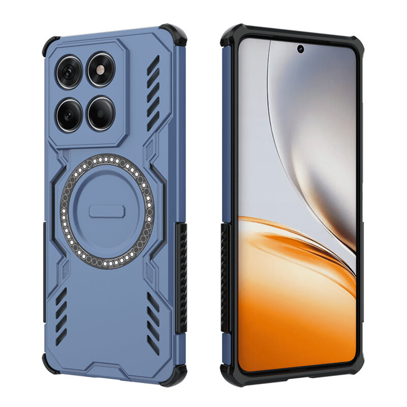Husa Motorola Edge 60 Fusion Techsuit ArmorMag Case, albastru