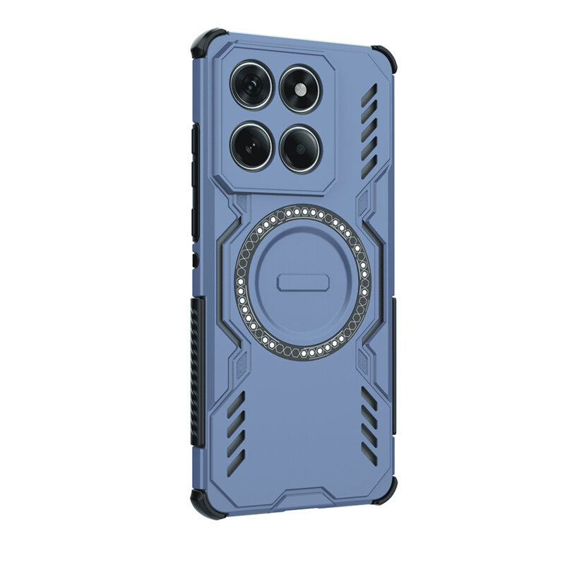Husa Motorola Edge 60 Fusion Techsuit ArmorMag Case, albastru