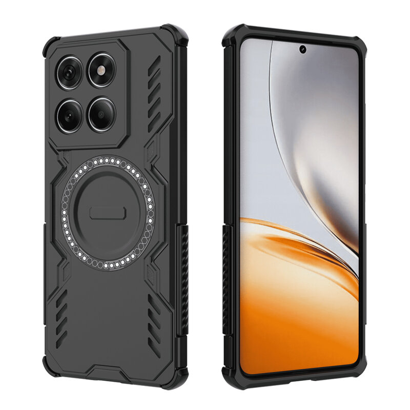Husa Motorola Edge 60 Fusion Techsuit ArmorMag Case, negru