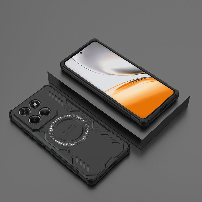 Husa Motorola Edge 60 Techsuit ArmorMag Case, negru