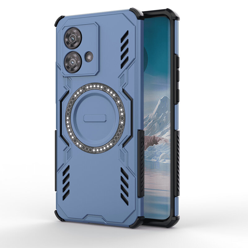Husa Motorola Edge 40 Neo Techsuit ArmorMag Case, albastru