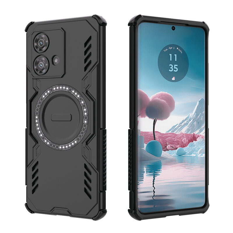 Husa Motorola Edge 40 Neo Techsuit ArmorMag Case, negru