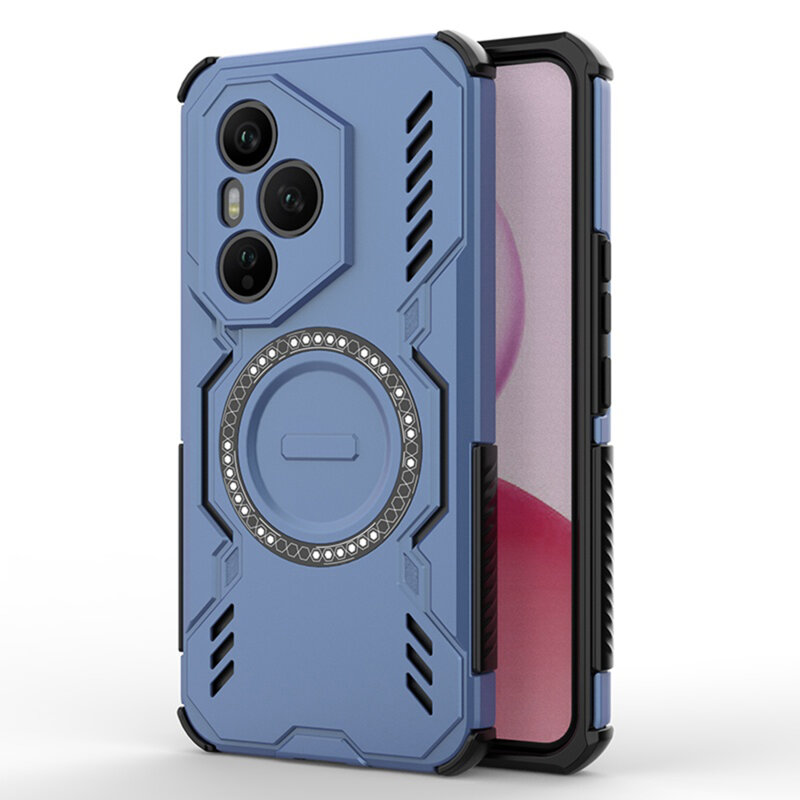 Husa Honor 400 Pro Techsuit ArmorMag Case, albastru