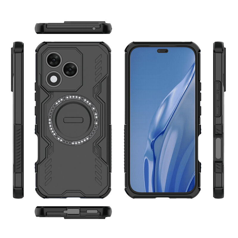 Husa Honor 400 Lite Techsuit ArmorMag Case, negru