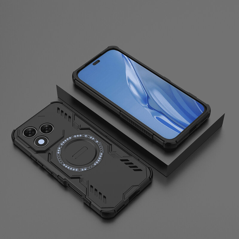 Husa Honor 400 Lite Techsuit ArmorMag Case, negru