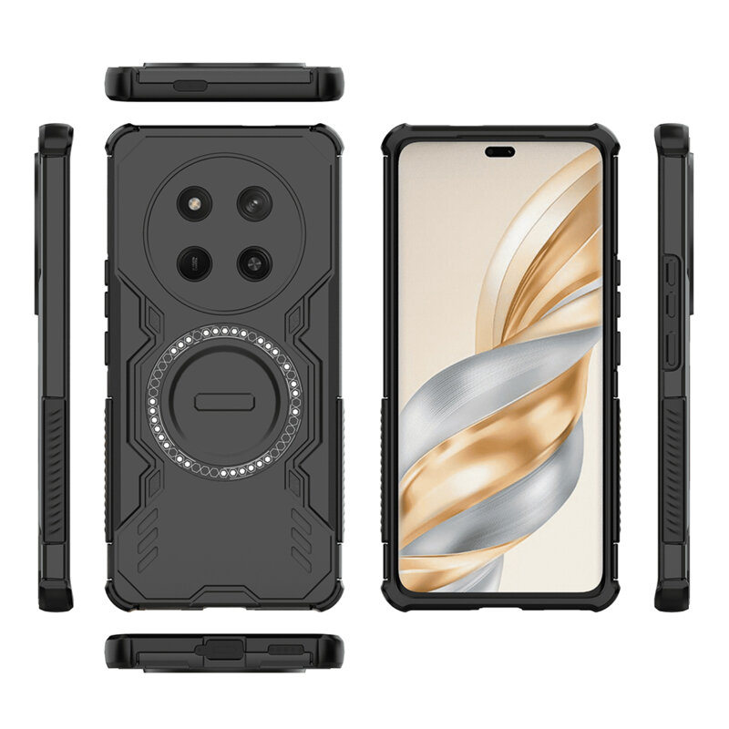 Husa Honor X9c Techsuit ArmorMag Case, negru