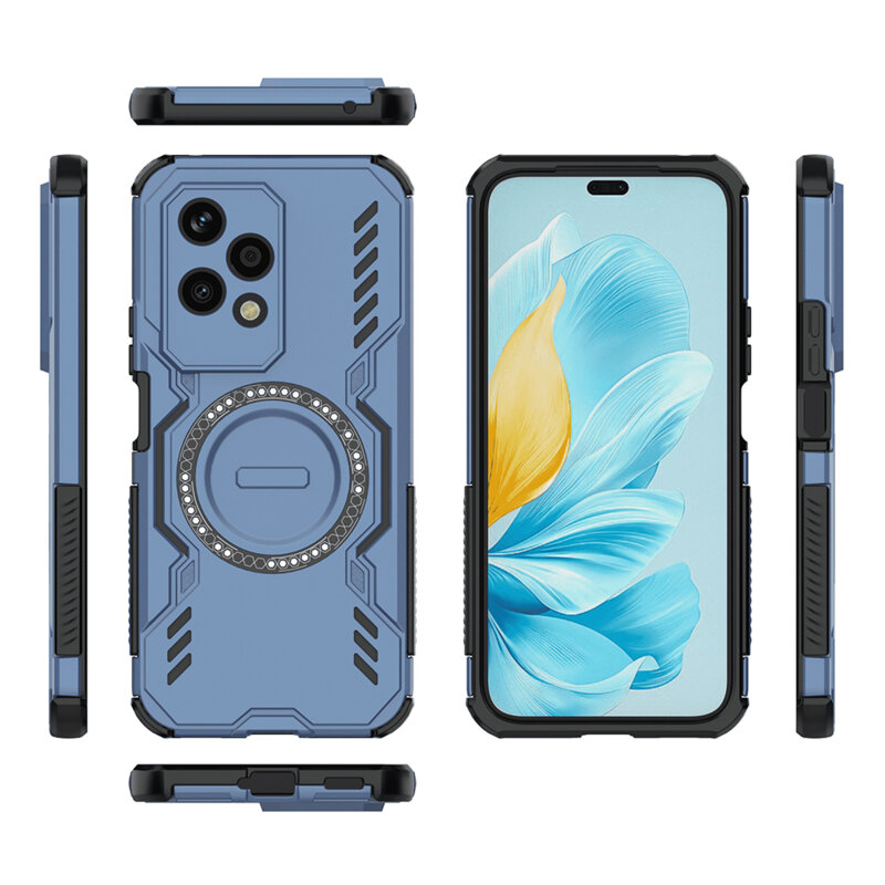 Husa Honor 200 Lite Techsuit ArmorMag Case, albastru