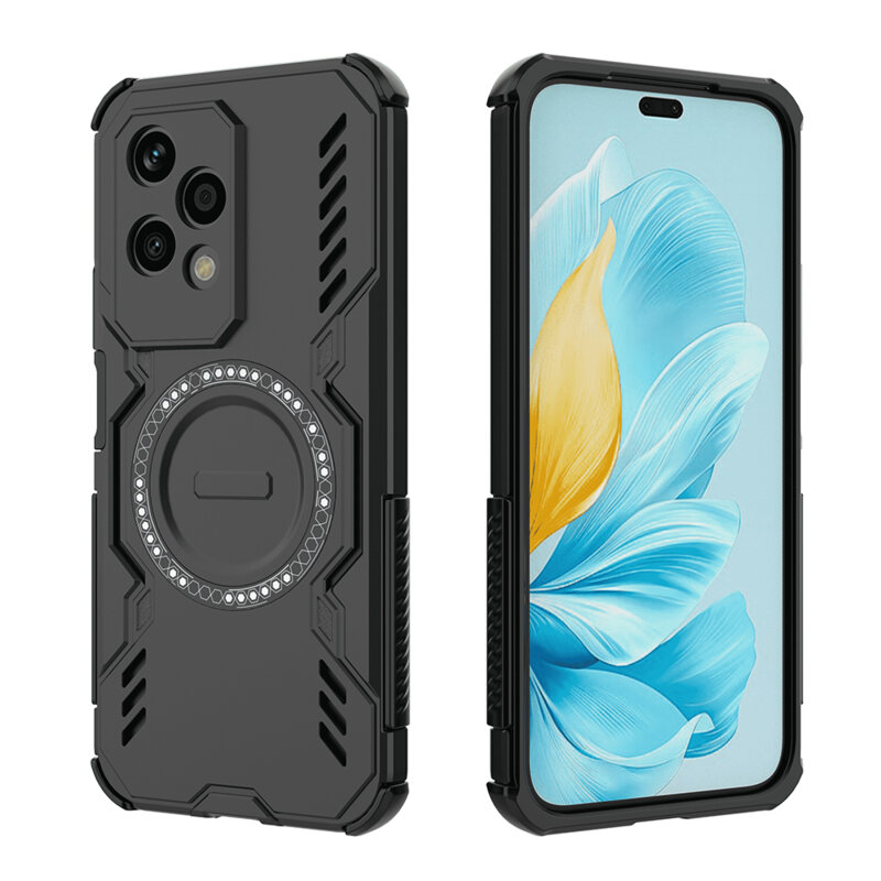 Husa Honor 200 Lite Techsuit ArmorMag Case, negru