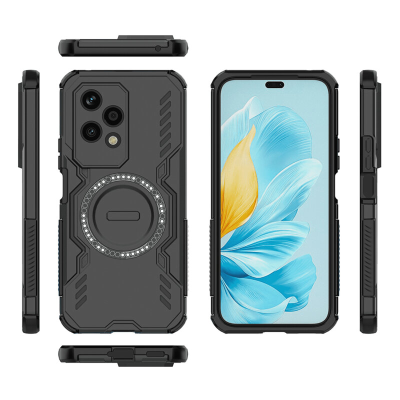 Husa Honor 200 Lite Techsuit ArmorMag Case, negru