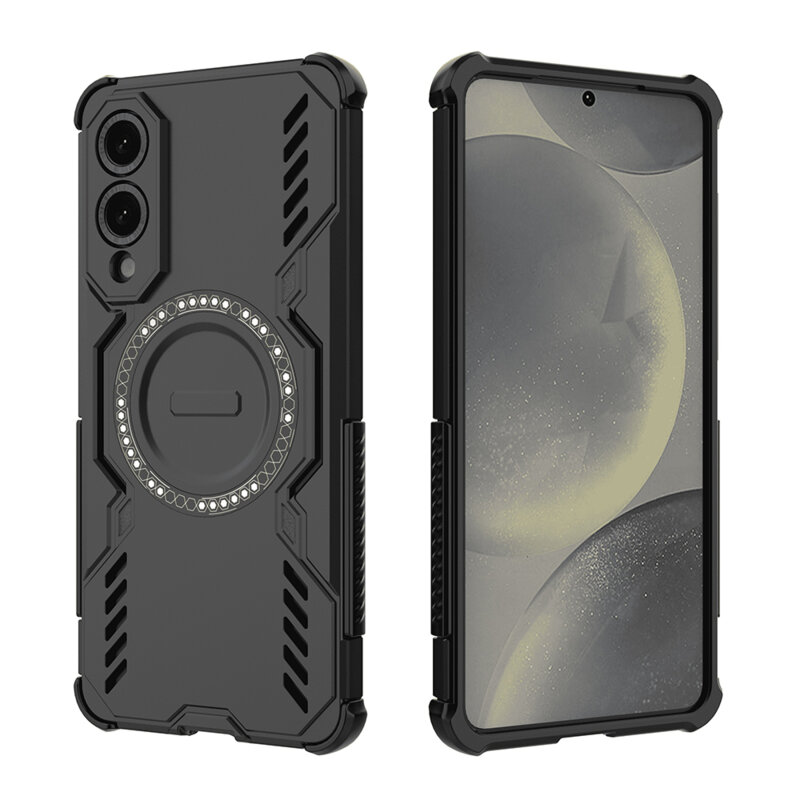 Husa Samsung Galaxy S25 Edge Techsuit ArmorMag Case, negru