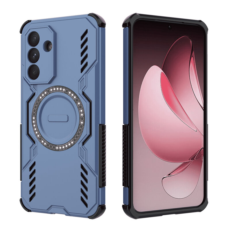 Husa Samsung Galaxy A56 5G Techsuit ArmorMag Case, albastru
