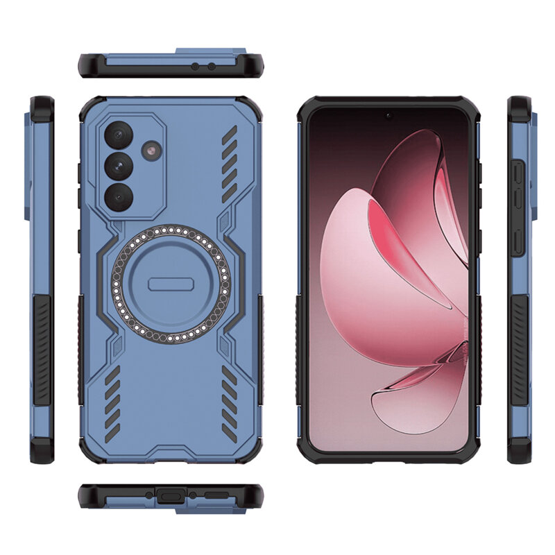 Husa Samsung Galaxy A56 5G Techsuit ArmorMag Case, albastru