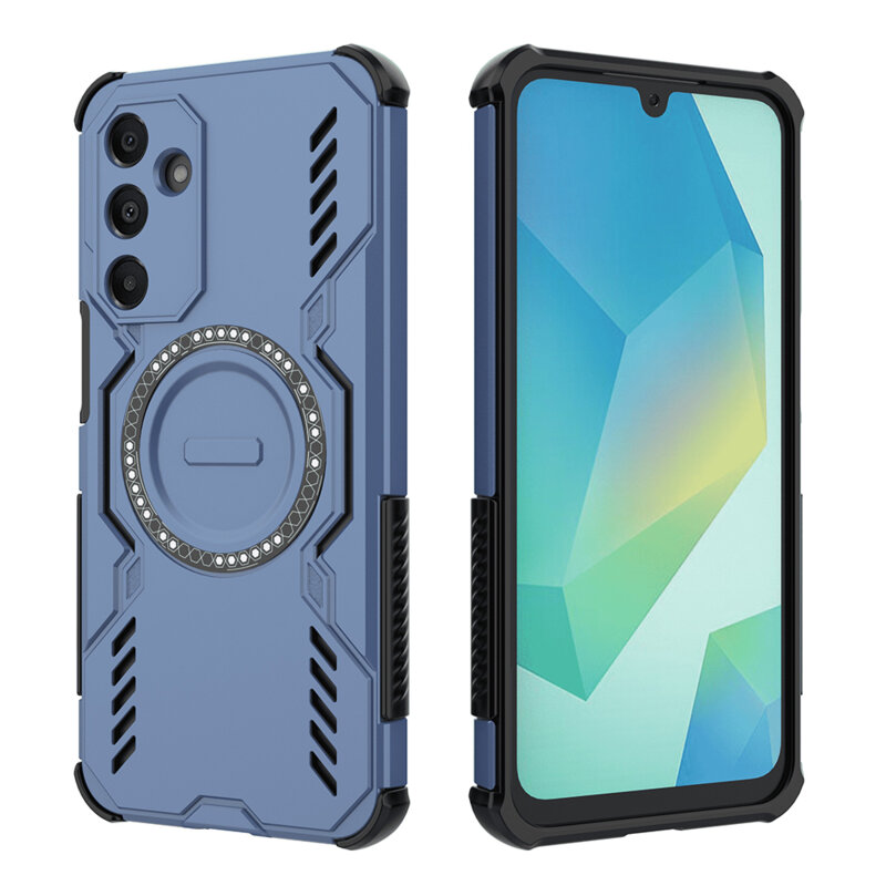 Husa Samsung Galaxy A16 4G Techsuit ArmorMag Case, albastru