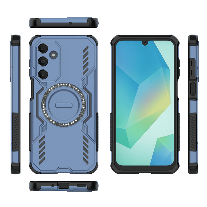 Husa Samsung Galaxy A16 5G Techsuit ArmorMag Case, albastru