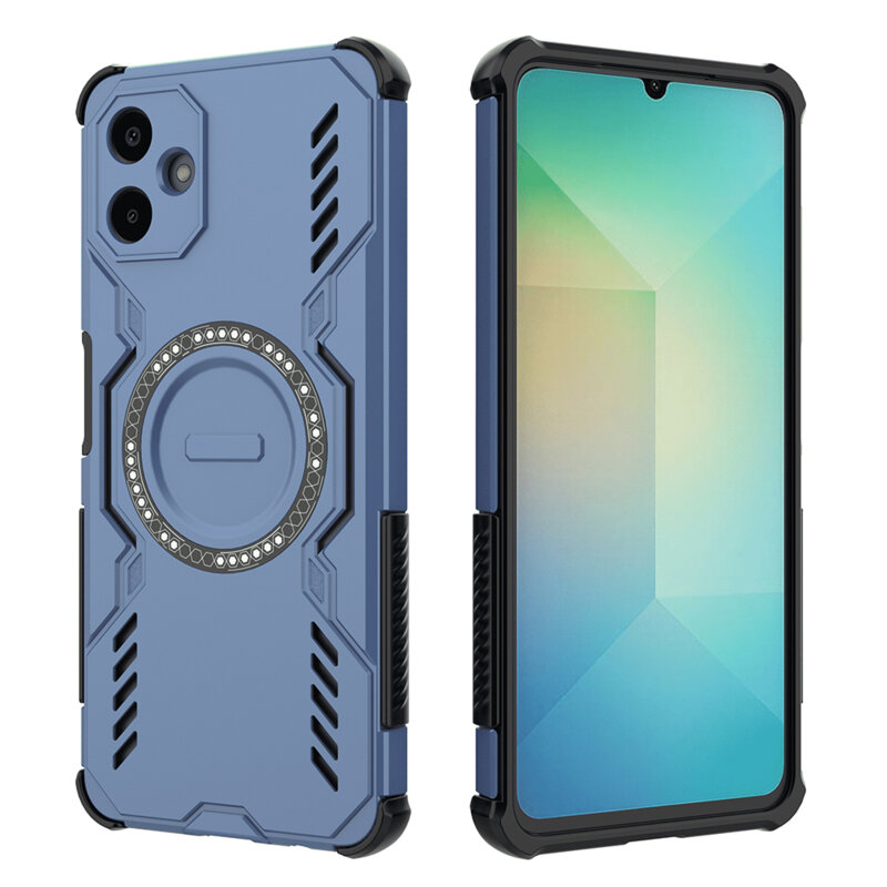 Husa Samsung Galaxy A06 Techsuit ArmorMag Case, albastru