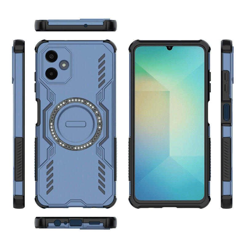 Husa Samsung Galaxy A06 Techsuit ArmorMag Case, albastru
