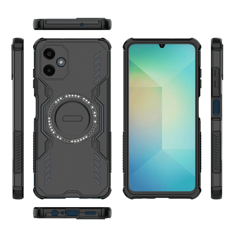Husa Samsung Galaxy A06 Techsuit ArmorMag Case, negru