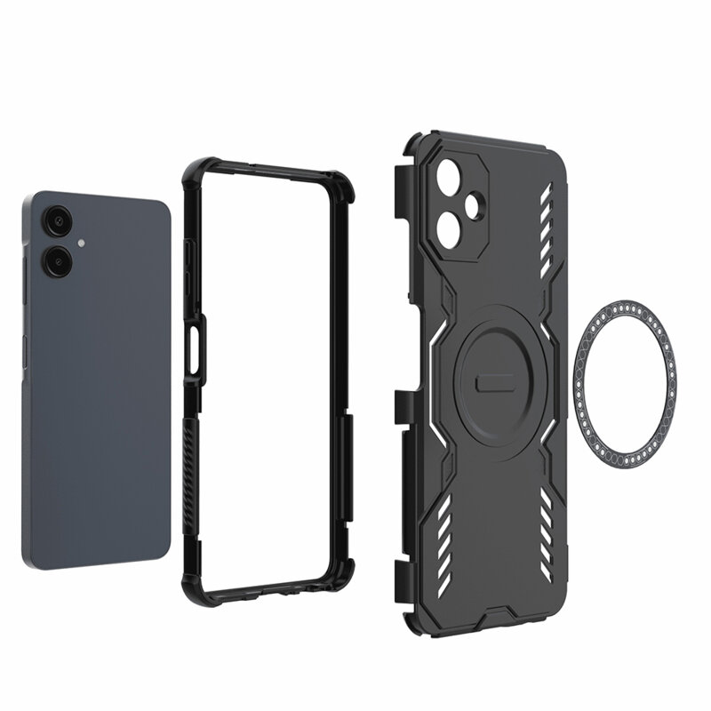 Husa Samsung Galaxy A06 Techsuit ArmorMag Case, negru
